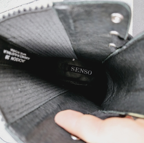 SENSO | Jackson laceup lugged sole moto combat boots - Picture 10 of 12